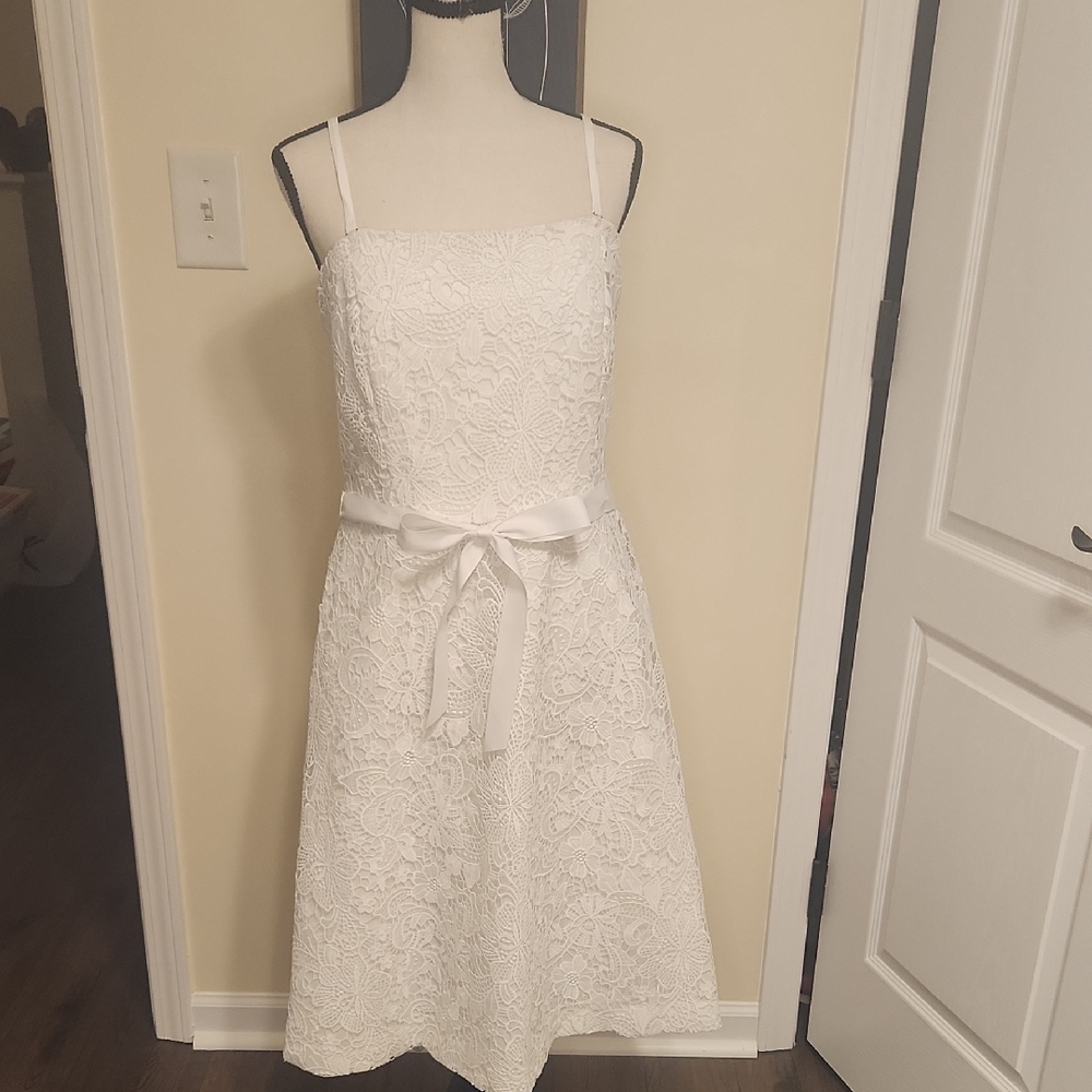 Lilly Pulitzer White Lace Dress size 12